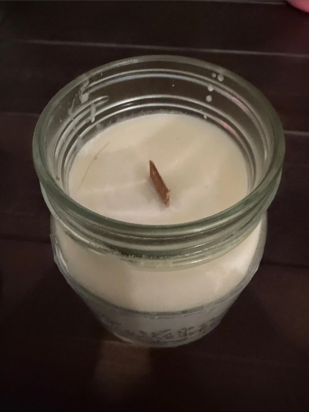 White Soy Candle - Mason Jar